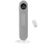 Radiateur électrique soufflant - HOMCOM - Chauffage colonne - PP - 21x21x63.5cm - Blanc