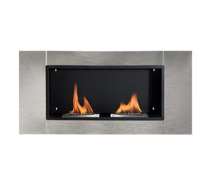 HOMCOM cheminée 110x14.5x54cm Gris