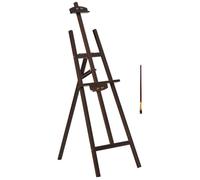 HOMCOM Chevalet d'artiste sur pieds dim. 51,5L x 71,5l x 134,5H cm inclinaison réglable 90° max. bois de pin