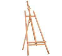 HOMCOM Chevalet d'artiste sur pieds – réglable hauteur et inclinaison – hêtre 65×44×174–230 cm