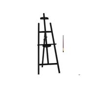 Homcom Chevalet En Bois De Pin, Pliable & Réglable À 90°, Chevalet Assis Et Debout Pour La Peinture Artistique