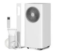 HOMCOM Climatiseur mobile climatiseur 4 en 1 refroidissement déshumidificateur 40L/jour ventilateur mode nuit