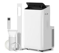 HOMCOM Climatiseur portable 12 000 BTU avec technologie Inverter, climatisation 6-en-1 avec oscillation automatique 60°, minuterie 24 heures, télécommande