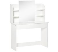HOMCOM - coiffeuse - Panneau de particules - 108x40x142 - Blanc
