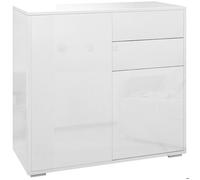 HOMCOM - Commode - Panneaux de particules - 79x36x74cm - Blanc