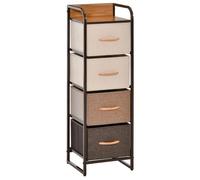 HOMCOM - Commode - Polyester - 31x29x99cm - Multicolore