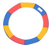 HOMCOM Coussin de Protection pour Trampoline de Remplacement Ø 305 cm bâche à Ressorts pour Trampoline résistant aux Rayons UV, Anti déchirure Multicolore