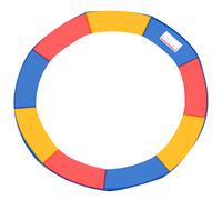 HOMCOM Coussin de protection pour trampoline de remplacement Ø 305 cm résistant aux rayons UV, anti déchirure multicolore