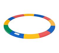 HOMCOM Coussin de Protection pour Trampoline de Remplacement Ø 366 cm Coussin de sécurité de Remplacement résistant aux Rayons UV, Anti déchirure Rouge
