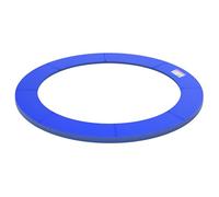 HOMCOM Coussin de Protection pour Trampoline de Remplacement Ø 305 cm bâche à Ressorts pour Trampoline résistant aux Rayons UV, Anti déchirure Bleu
