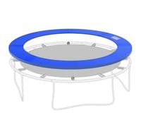 HOMCOM Coussin de Protection pour Trampoline | Remplacement, Bâche à Ressorts pour Trampoline, Anti UV, Anti Déchirure, pas de Trous pour Mât