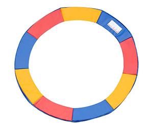 HOMCOM Couverture de rebord de trampoline Ø305 cm de large, résistant à la déchirure, résistant aux UV Couverture de ressort, hydrofuge, Accessoires pour trampoline Protection de rebord Filet de