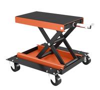 HOMCOM Cric Ciseaux Moto 500kg réglable 135-390mm