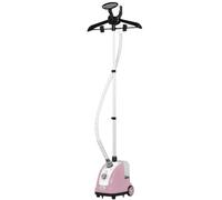 HOMCOM Défroisseur Vapeur Vertical Défroisseur à Vêtements 1,4L Rose Noir
