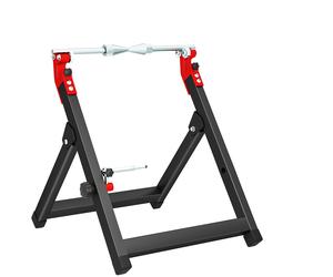 HOMCOM Équilibreuse manuelle de roues de moto aluminium acier équilibrage des dommages de roues pliable 40x39,5x40,5cm noir