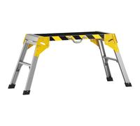 HOMCOM Établi Pliant Aluminium avec Poignée 110 x 32 x 50 cm Argenté