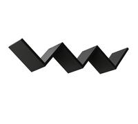 HOMCOM - etagères flottantes - Bois - 80x16x15cm - Noir