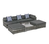 HOMCOM Fauteuil gamer chaise gaming siège de bureau réglable avec repose-pieds coussin pivotant inclinable revêtement synthétique