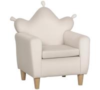 HOMCOM Fauteuil pour enfant, canapé de jeu, chaise pour enfants de 3 à 7 ans, meuble pour chambre d'enfant, salle de jeux, 50 x 42 x 58 cm, rose clair