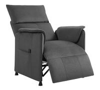 HOMCOM Fauteuil Relax électrique inclinable Silencieux, Fauteuil inclinable en Tissu à 160° pour Personnes âgées avec Fonction mémoire, télécommande, Repose-Pieds pour Le Salon, la Chambre et Le