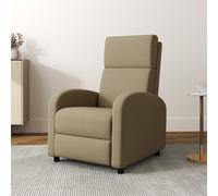 HOMCOM Fauteuil relax fauteuil inclinable salon fauteuil de relaxation - dossier réglable jusqu'à 160° repose-pieds intégré