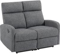 HOMCOM-Fauteuil relax-Polyester-114L x 91B x 98H cm-Gris