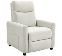 HOMCOM Fauteuil relax TV avec ressorts ensachés pour salon