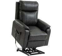 HOMCOM Fauteuil releveur électrique TV Noir