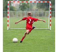 HOMCOM Filet de Football, But de Football et Baby-Foot en Plastique PE pour Adultes et Enfants, 302x83x201cm