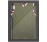 HOMCOM Frame Box T-Frame Cadre pour Maillot, 71 x 6,5 x 89 cm, Noir | Porte Acrylique, Doublure Interne Feutre