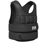 HOMCOM Gilet de musculation 30kg ajustable noir 60x50cm | Comprend 35 sacs de poids, pour musculation, tissu Oxford, métal.