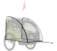 HOMCOM Housse de protection pour remorque de vélo pour bébé, imperméable, protection contre la poussière, la pluie, la neige, le vent froid, 76 x 61 x 61 cm