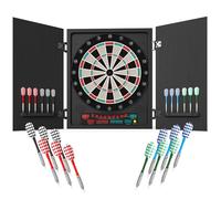 HOMCOM - jeu de fléchettes - Plastique - 51x6x57cm - Noir