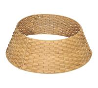 HOMCOM Jupe pour sapin de Noël rustique Ø68 x 22 cm Naturel