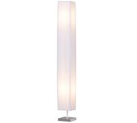 HomCom – Lampadaire – Lampe sur pied moderne avec interrupteur, métal 120 cm, blanc