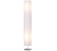 HomCom – Lampadaire – Lampe sur pied moderne avec interrupteur, métal 120 cm, blanc