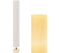 HOMCOM Lampadaire Lampe sur Pied de Salon Abat-jour en Lin 120 cm Beige