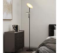 HOMCOM Lampadaire LED 42W dimmable 2700K-6500K 4 couleurs variation continue, 4 modes scène, télécommande et contrôle tactile