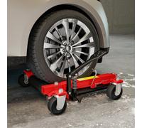 HOMCOM Lot de 2 chariots de manutention de voiture capacité 680kg chariot de déplacement largeur pneu 22,8cm 56x54x19,5cm, noir