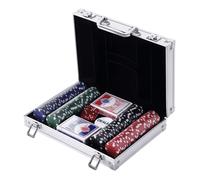 HOMCOM - mallette pro poker - Aluminium - 29.5x20.5x6.5cm - Aluminium
