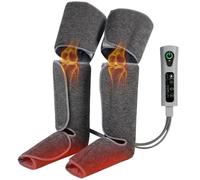 HOMCOM Masseur de Jambes, Compression Mollets Genoux Pieds avec Chaleur