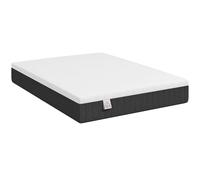 HOMCOM Matelas 140x190cm, Matelas 2 Personnes à Ressorts Ensachés, Mousse à Mémoire de Forme, 25cm d'Épaisseur, Soutien en 7 Zones, Housse Amovible Lavable, Certifié Oeko-Tex, Fermeté Moyenne