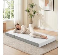 HOMCOM Matelas Pliant tri-Fold 75x195x10cm Portable