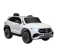 HOMCOM Mercedes-Benz EQA Voiture électrique pour enfants de 3 à 8 ans, 12 V, avec télécommande, lecteur MP3, phare, batterie portable, 3 à 8 km/h, blanche
