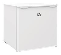 HOMCOM Mini congélateur compact 35L - étagère amovible - porte réversible - dim. 47L x 44,2P x 48,8H cm - acier plastique blanc