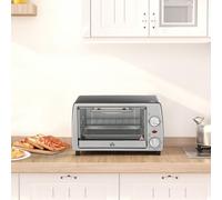 HOMCOM Mini four électrique 10L avec 1 grille et 1 plateau, température réglable de 100°C à 230°C, Minuteur 60 min 36,5x26x22cm noir Description:Vous souhaitez préparer de délicieux repas pour votre f