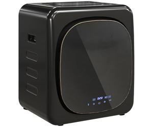 HOMCOM Mini sèche-linge à linge avec 6 programmes, écran tactile LED, 4 kg, jusqu'à 60 °C, 800 W, montage mural, avec protection contre la surchauffe, sèche-linge d'évacuation d'air pour vêtements
