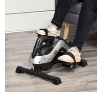 HOMCOM Mini vélo d'appartement, vélo d'exercice compact 8 niveaux résistance magnétique avec écran LCD 53 x 44 x 34 cm noir