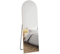 Miroir en pleine longueur - HOMCOM - 50 x 150 cm - sans cadre - pour salon, chambre à coucher - ton doré