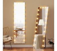 HOMCOM Miroir Pleine Longueur LED RGB 150x40cm Interrupteur Tactile